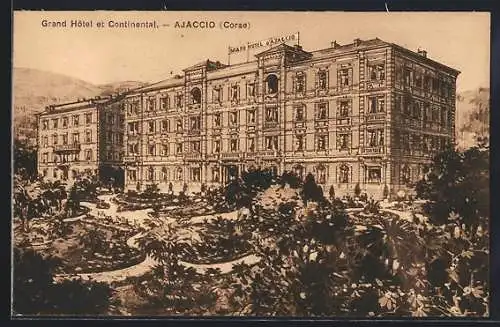 AK Ajaccio /Corse, Grand Hôtel et Continental