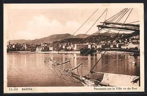 AK Bastia, Panorama sur la Ville vu du Port