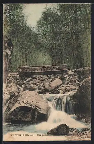 AK Vizzavona /Corse, Une passerelle