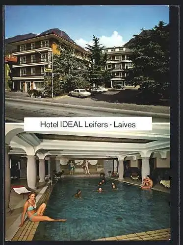 AK Leifers, Hotel Ideal, Blick ins Schwimmbad