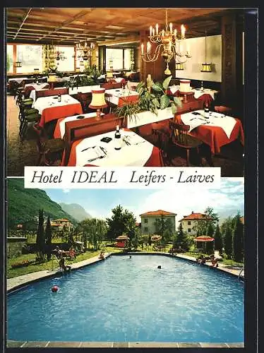 AK Leifers b. Bozen, Hotel Ideal mit Schwimmbecken