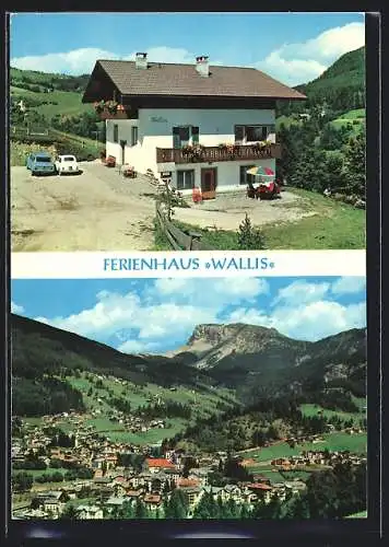 AK St. Ulrich /Gröden, Ferienhaus Wallis, Digonstrasse 4/1 Ortspanorama