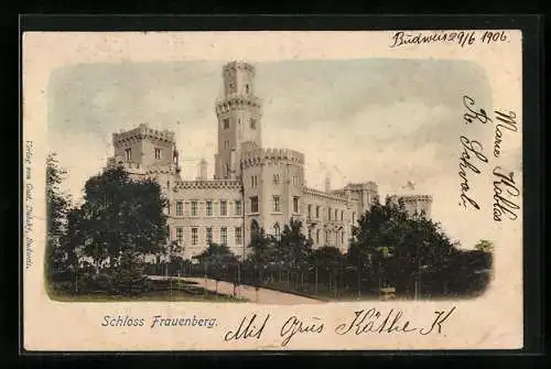 AK Frauenberg, Blick auf das Schloss