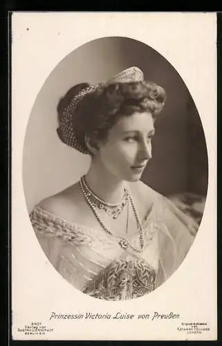 AK Prinzessin Victoria Luise von Preussen