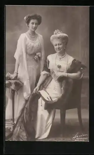 AK Kaiserin Auguste Victoria und Prinzessin Victoria Luise