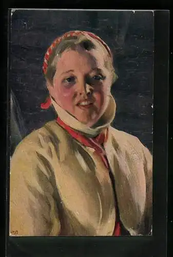 Ölgemälde-Imitations-AK Degi Nr. 534: Kuver Maja von Anders Zorn