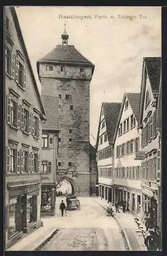 AK Reutlingen, Partie mit dem Tübinger Tor