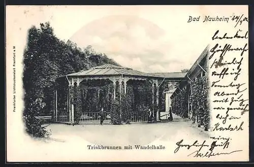 AK Bad Nauheim, Trinkbrunnen mit Wandelhalle