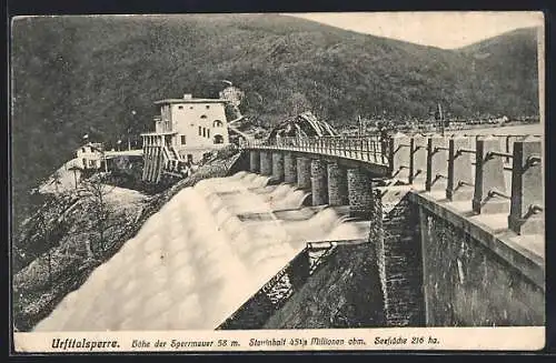 AK Gemünd /Eifel, Urft-Thalsperre