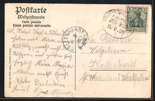 AK Gemünd /Eifel, Urft-Thalsperre