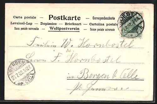 AK Soest, Grosser Teich mit Wiesen-Kirche