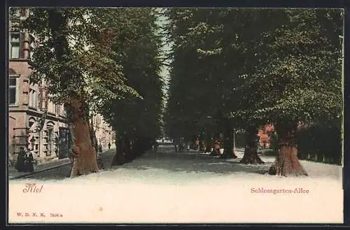 AK Kiel, Blick in die Schlossgarten-Allee