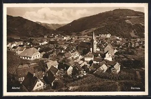 AK Dernau /Ahrtal, Teilansicht mit Kirche