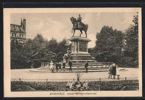 AK Elberfeld, Kaiser Wilhelm-Denkmal