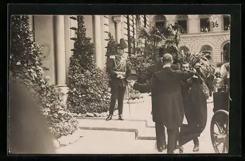 AK Kaiser Wilhelm II. in Gala-Uniform