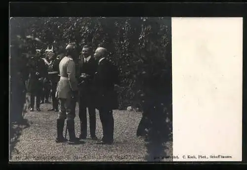 AK Besuch von Kaiser Wilhelm II. in der Karthause 1912