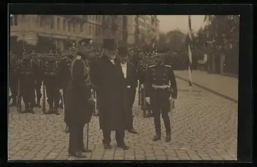 AK Kaiser Wilhelm II. in Zürich 1912