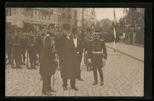 AK Kaiser Wilhelm II. in Zürich 1912