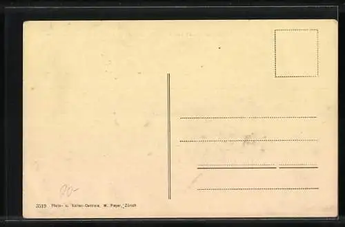 AK Kaiser Wilhelm II. und Bundespräsident Forrer beim Schweizer Manöver