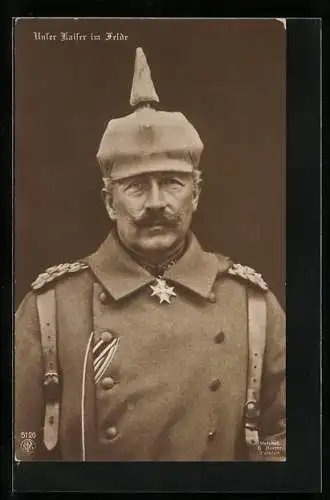 AK Kaiser Wilhelm II. im Felde