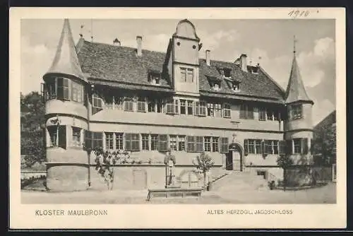 AK Maulbronn, altes herzogliches Jagdschloss