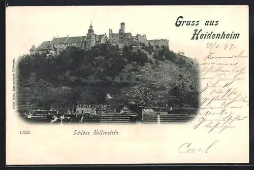 AK Heidenheim / Brenz, Schloss Hellenstein