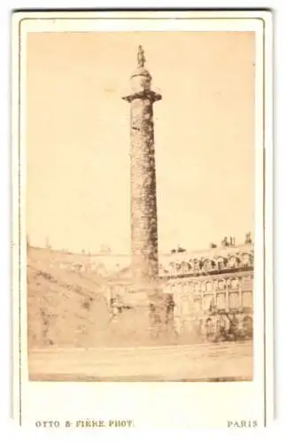 Fotografie Otto & Fière, Paris, Ansicht Paris, Colonne Vendome