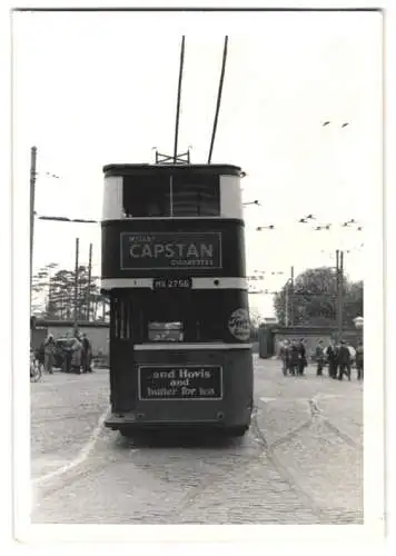 Fotografie Bus Doppeldecker Oberleitungsbus, Linienbus in England