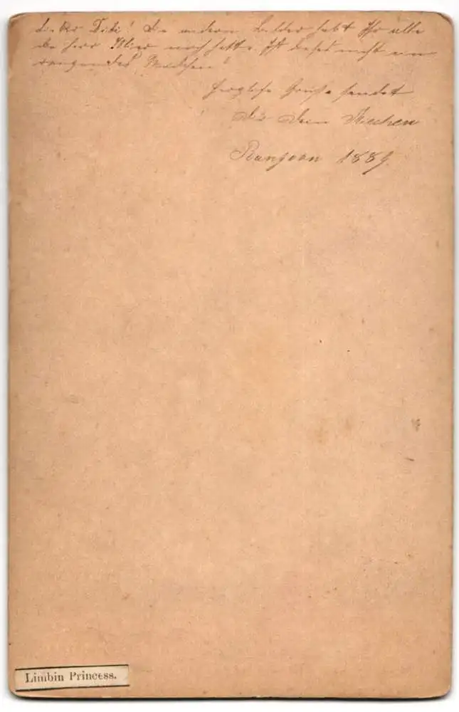 Fotografie P. Klier, Rancoon, Portrait Prinzessin Hteiktin Ma Lat, Prinzessin von Burma / Myanmar, 1889 1