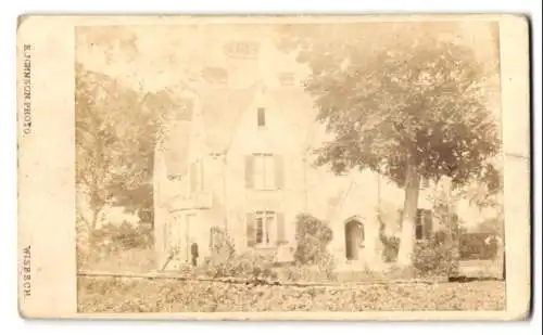 Fotografie Edward Johnson, Wisbech, unbekannter Ort, altes Herrenhaus