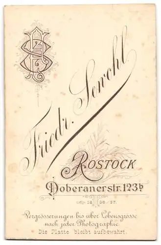 Fotografie Friedr. Sewohl, Rostock, Doberanerstr. 123b, Porträt eines älteren Paares