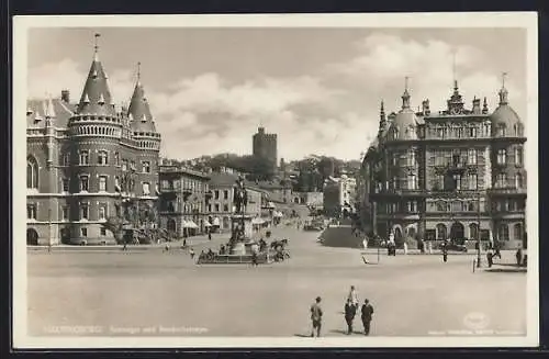 AK Hälsingborg, Stortorget med Stenbocksstatyn