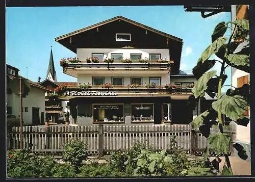 AK Oberstdorf /Allgäu, Hotel-Garni Regina, Bes. Fred Hoffstaedter, Aussenansicht