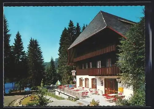 AK Altglashütten /Hochschwarzwald, Hotel-Pension Seehof-Windfällweiher, Bes. M. Matt, Aussenansicht