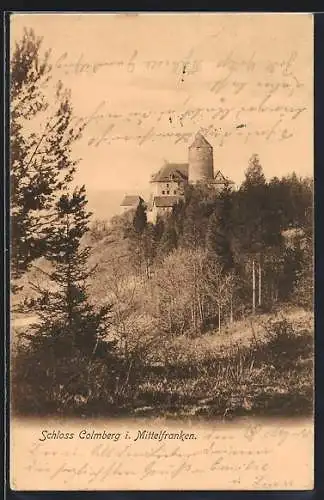 AK Colmberg i. Mittelfranken, Blick zum Schloss