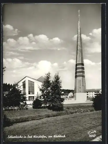 AK Bad Wörishofen, Erlöserkirche, Äusserer Gärtnerweg /Wörthbach