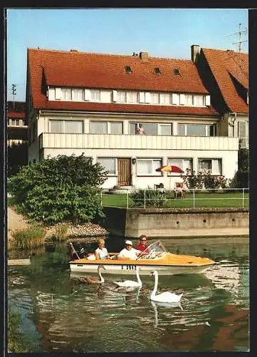 AK Unteruhldingen am Bodensee, Pension Haus Seeblick, Bes. Gertrud Sulger, Fischergasse 2