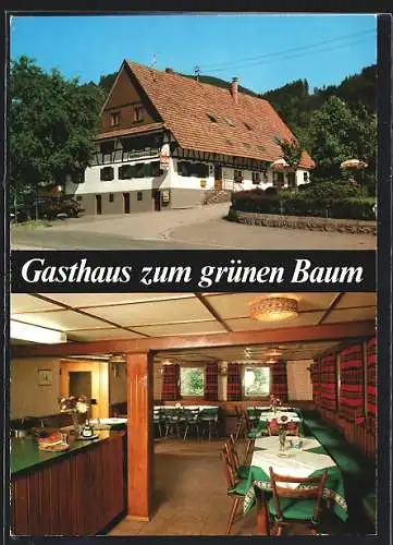 AK Seebach-Grimmerswald / Schwarzwald, Gasthaus zum grünen Baum, Bes. K. Fischer