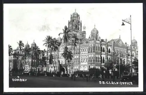 AK Bombay, B. B. C. I. RLY. Office