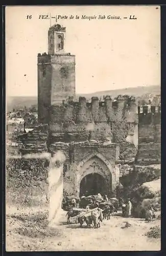 AK Fez, Porte de la Mosquée Bab Guissa