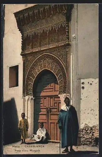 AK Casablanca, Porte d`une Mosquée