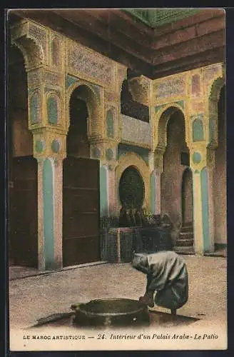 AK Casablanca, Intérieur d`un Palais Arabe