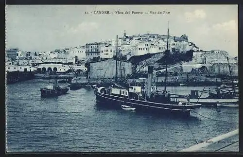 AK Tanger, Vista del Puerto, Vue du Port