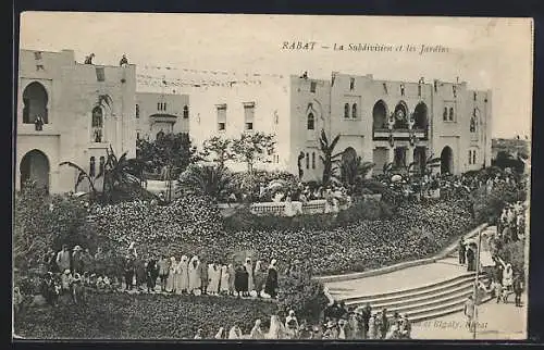 AK Rabat, La Subdivision et les Jardins