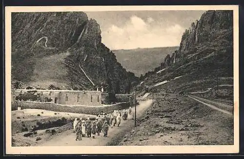 AK El-Kantara, Entrée des Gorges