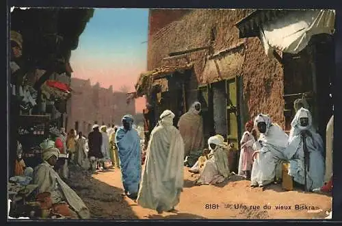 AK Biskra, Une Rue
