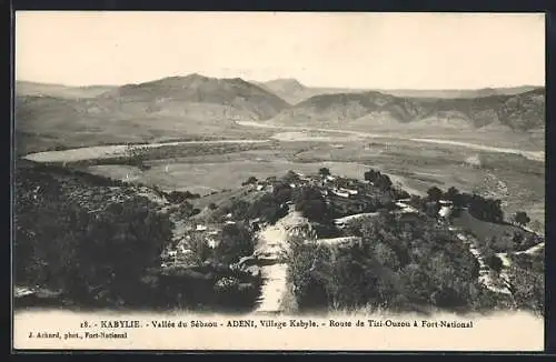 AK Kabylie, Vallée du Sébaou, Adeni, Village Kabyle