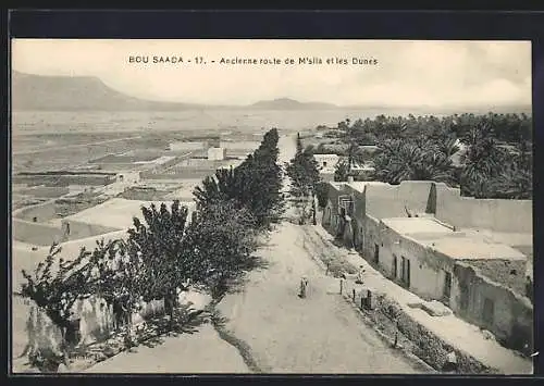 AK Bou Saada, Ancienne route de M`sila et les Dunes