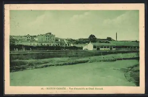 AK Maison-Carrée, Vue d`ensemble et Oued Harrach