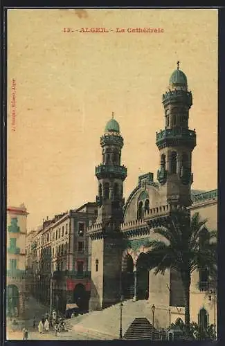 AK Alger, La Cathédrale